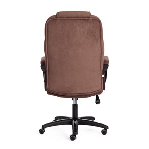 Кресло компьютерное BERGAMO (22) флок, коричневый, 6 арт.19360 в Магадане - предосмотр 3
