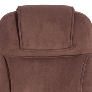 Кресло компьютерное BERGAMO (22) флок, коричневый, 6 арт.19360 в Магадане - предосмотр 7