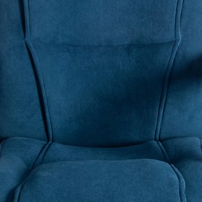 Кресло компьютерное BERGAMO (22) флок, синий, 32 арт.19363 в Магадане - предосмотр 7