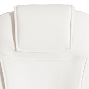 Кресло компьютерное BERGAMO Хром (22) кож/зам, белый, арт.19400 в Магадане - предосмотр 7