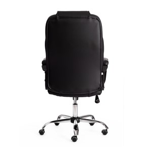 Офисное кресло BERGAMO Хром (22) кож/зам, черный, арт.19370 в Магадане - предосмотр 3