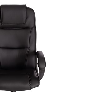 Офисное кресло BERGAMO Хром (22) кож/зам, черный, арт.19370 в Магадане - предосмотр 5