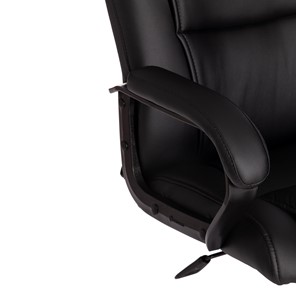 Офисное кресло BERGAMO Хром (22) кож/зам, черный, арт.19370 в Магадане - предосмотр 8