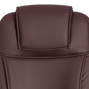 Кресло компьютерное BERGAMO Хром (22) кож/зам, коричневый, арт.19369 в Магадане - предосмотр 7