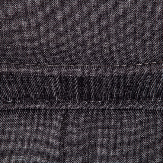 Кресло компьютерное BERGAMO Хром (22) ткань, темно-серый, F68 арт.19399 в Магадане - изображение 10
