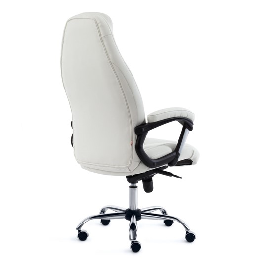 Офисное кресло BOSS Lux, кож/зам, белый, арт.15307 в Магадане - изображение 2