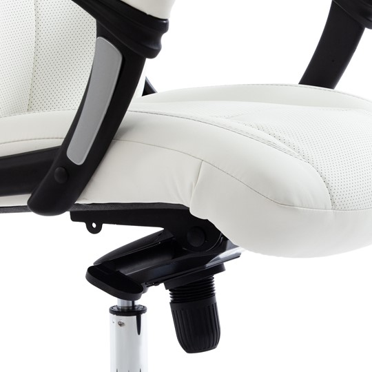 Офисное кресло BOSS Lux, кож/зам, белый, арт.15307 в Магадане - изображение 8