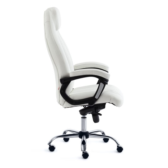 Офисное кресло BOSS Lux, кож/зам, белый, арт.15307 в Магадане - изображение 1