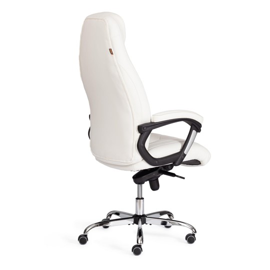 Кресло BOSS Lux, кож/зам, белый, арт.21152 в Магадане - изображение 3