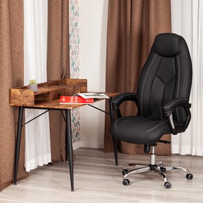 Кресло компьютерное BOSS Lux, кож/зам, черный, арт.21151 в Магадане - предосмотр 12