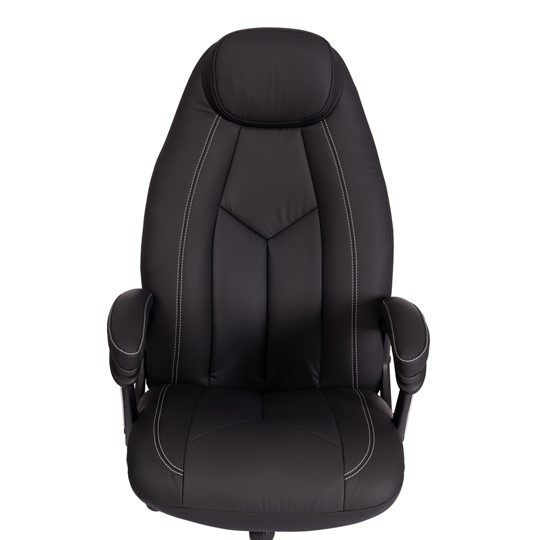 Кресло компьютерное BOSS Lux, кож/зам, черный, арт.21151 в Магадане - изображение 6