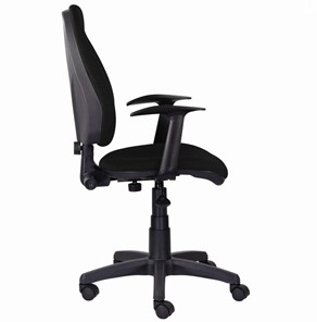 Компьютерное кресло Brabix Comfort MG-321, регулируемая эргономичная спинка, ткань, черное в Магадане - предосмотр 1
