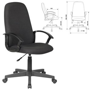 Компьютерное кресло Brabix Element EX-289 (ткань, черное) 532092 в Магадане - предосмотр 8