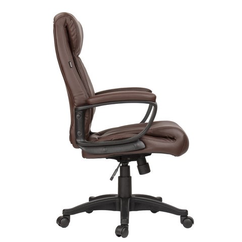 Кресло компьютерное BRABIX "Enter EX-511", экокожа, коричневое, 531163 в Магадане - изображение 2