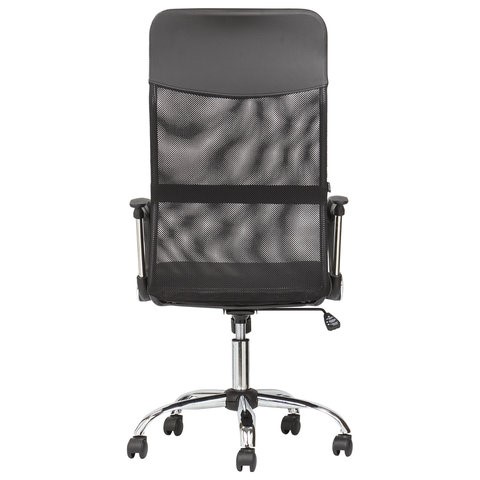 Компьютерное кресло BRABIX "Flash MG-302", с подлокотниками, хром, черное, 530867 в Магадане - изображение 5