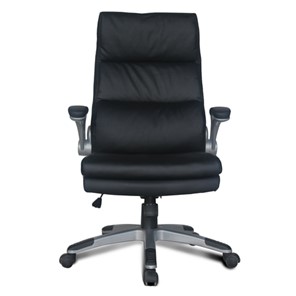 Кресло компьютерное BRABIX "Fregat EX-510", рециклированная кожа, черное, 530863 в Магадане - предосмотр 4