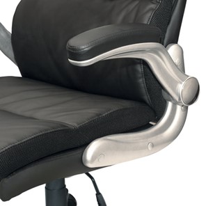 Кресло компьютерное BRABIX "Fregat EX-510", рециклированная кожа, черное, 530863 в Магадане - предосмотр 5