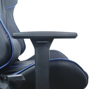 Офисное кресло BRABIX "GT Carbon GM-120", две подушки, экокожа, черное/синее, 531930 в Магадане - предосмотр 13