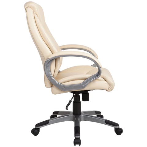 Офисное кресло BRABIX "Maestro EX-506", экокожа, бежевое, 531168 в Магадане - изображение 2