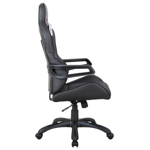 Кресло Brabix Nitro GM-001 (ткань, экокожа, черное) 531817 в Магадане - изображение 2