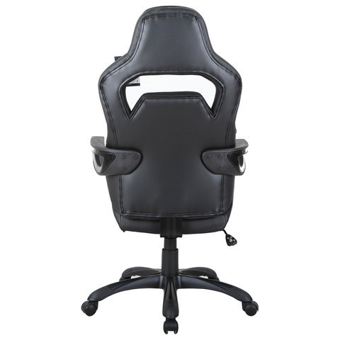 Кресло Brabix Nitro GM-001 (ткань, экокожа, черное) 531817 в Магадане - изображение 6
