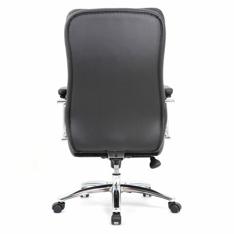 Кресло офисное BRABIX PREMIUM "Amadeus EX-507", экокожа, хром, черное, 530879 в Магадане - изображение 3