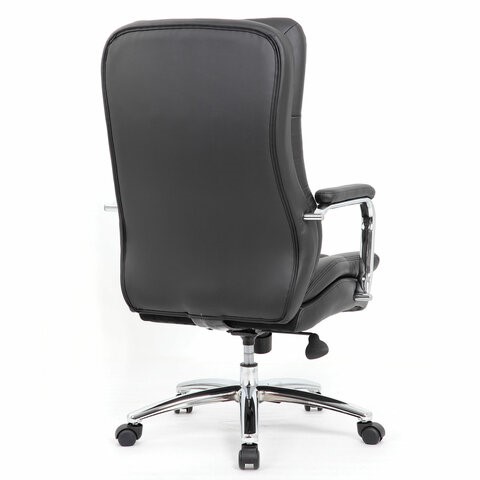 Кресло офисное BRABIX PREMIUM "Amadeus EX-507", экокожа, хром, черное, 530879 в Магадане - изображение 4