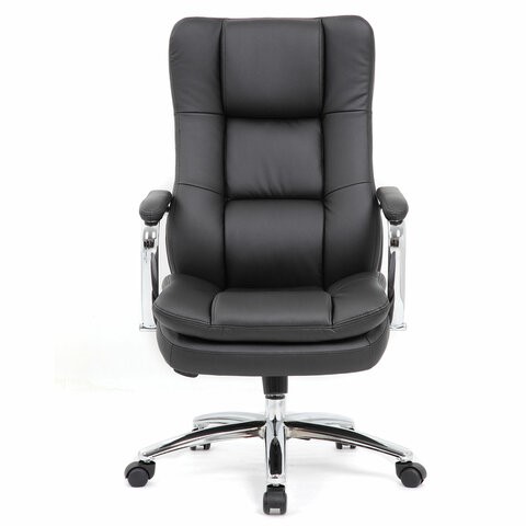 Кресло офисное BRABIX PREMIUM "Amadeus EX-507", экокожа, хром, черное, 530879 в Магадане - изображение 5