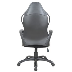 Кресло компьютерное Brabix Premium Force EX-516 (ткань, черное/вставки красные) 531571 в Магадане - предосмотр 4
