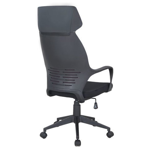Кресло компьютерное Brabix Premium Galaxy EX-519 (ткань, черное/терракотовое) 531570 в Магадане - изображение 5
