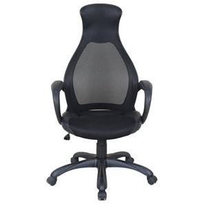 Кресло Brabix Premium Genesis EX-517 (пластик черный, ткань/экокожа/сетка черная)   531574 в Магадане - предосмотр 3