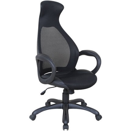 Кресло Brabix Premium Genesis EX-517 (пластик черный, ткань/экокожа/сетка черная)   531574 в Магадане - изображение