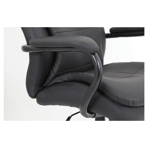 Офисное кресло BRABIX PREMIUM "Heavy Duty HD-001", усиленное, НАГРУЗКА до 200 кг, экокожа, 531015 в Магадане - изображение 11