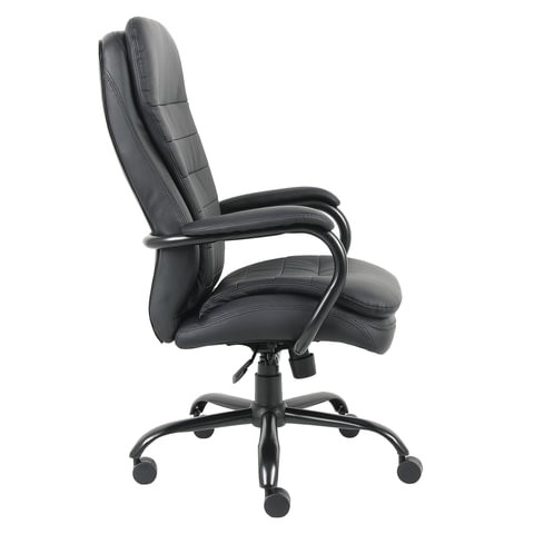 Офисное кресло BRABIX PREMIUM "Heavy Duty HD-001", усиленное, НАГРУЗКА до 200 кг, экокожа, 531015 в Магадане - изображение 2