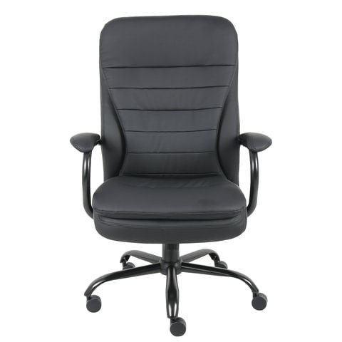 Офисное кресло BRABIX PREMIUM "Heavy Duty HD-001", усиленное, НАГРУЗКА до 200 кг, экокожа, 531015 в Магадане - изображение 3