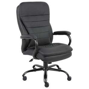 Офисное кресло BRABIX PREMIUM "Heavy Duty HD-001", усиленное, НАГРУЗКА до 200 кг, экокожа, 531015 в Магадане - предосмотр