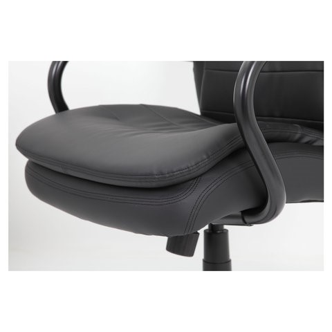 Офисное кресло BRABIX PREMIUM "Heavy Duty HD-001", усиленное, НАГРУЗКА до 200 кг, экокожа, 531015 в Магадане - изображение 9
