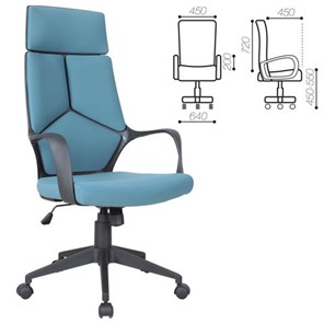 Компьютерное кресло Brabix Premium Prime EX-515 (ткань, голубое) 531568 в Магадане - предосмотр 1