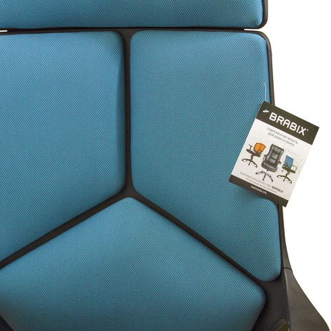 Компьютерное кресло Brabix Premium Prime EX-515 (ткань, голубое) 531568 в Магадане - изображение 6