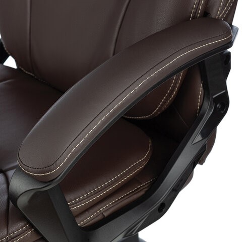 Компьютерное кресло Brabix Premium Trend EX-568 (экокожа, коричневое) 532101 в Магадане - изображение 5