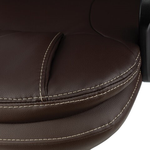 Компьютерное кресло Brabix Premium Trend EX-568 (экокожа, коричневое) 532101 в Магадане - изображение 6