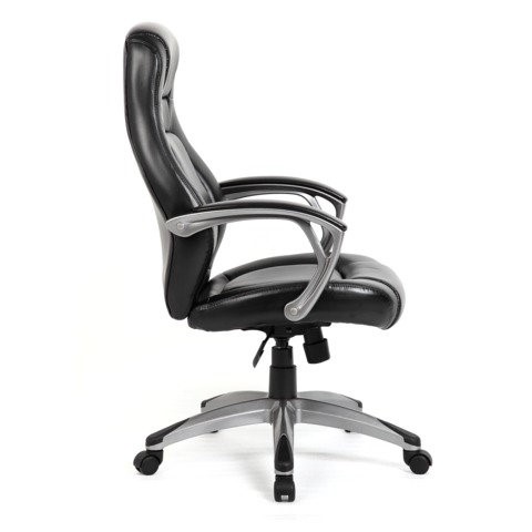 Офисное кресло BRABIX PREMIUM "Turbo EX-569", экокожа, спортивный дизайн, черное, 531014 в Магадане - изображение 2