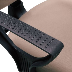 Кресло компьютерное Brabix Prestige Ergo MG-311 (регулируемая эргономичная спинка, ткань, коричневое) 531875 в Магадане - предосмотр 3
