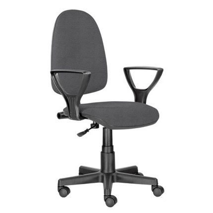 Офисное кресло Brabix Prestige Ergo MG-311 (регулируемая эргономичная спинка, ткань, серое) 531874 в Магадане - изображение