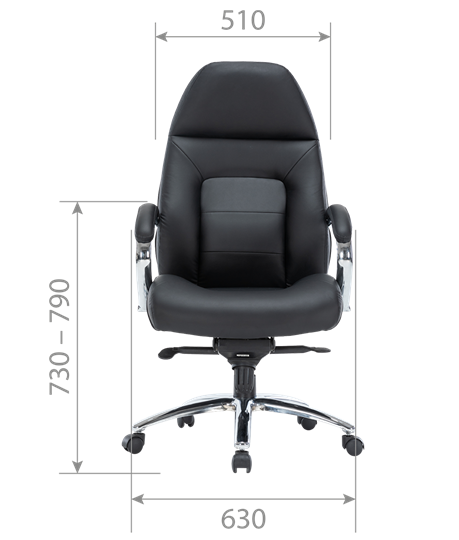 Офисное кресло CH791 экокожа черная в Магадане - изображение 3