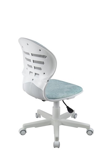 Офисное кресло Chair 1139 FW PL White, Голубой в Магадане - изображение 3