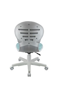 Офисное кресло Chair 1139 FW PL White, Голубой в Магадане - предосмотр 4