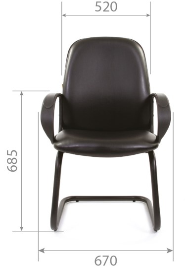 Кресло CHAIRMAN 279V экокожа черная в Магадане - изображение 4