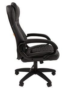 Офисное кресло CHAIRMAN 432, экокожа, цвет черный в Магадане - предосмотр 5