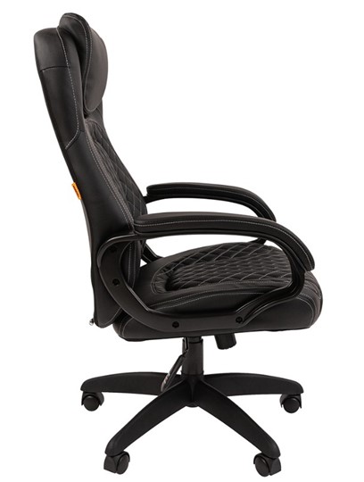 Офисное кресло CHAIRMAN 432, экокожа, цвет черный в Магадане - изображение 5